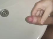 Massive cumshot with slowmo