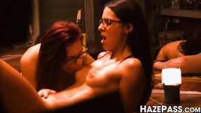 ”Humbled freshmen humiliated & ravaged by devious lesbian girls”