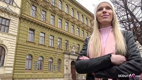 GERMAN SCOUT - EXTREM SMALL TEEN LUCY SEDUCE TO FUCK FOR CAST AT PICKUP CASTING