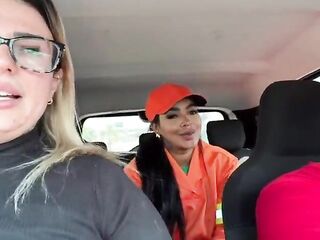 A Rio de Janeiro native working as a garbage collector in São Paulo! That babe didn't think twice about becoming a porn actress! That babe hitched a ride to the studio and started touching her cunt and getting anything soaked with cum in advance of even a