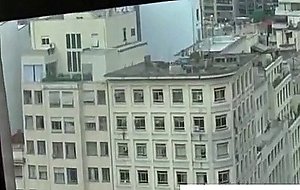 Big cock t-girl blasts her man with cum