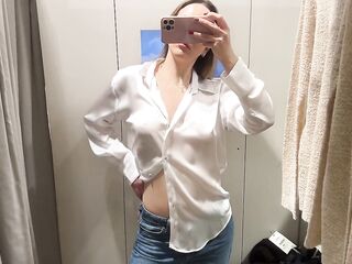 4K ZARA Transparent Tops Try On Haul Watch Throughout