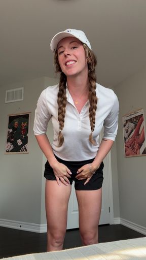 Golfer Girl Gives You a Sexy JOI