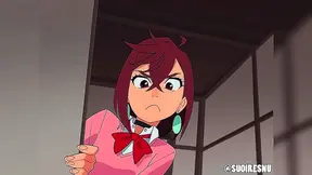 Curvy Animation Beauty Tempts Nerd Boy With Sensual Titjob in Spicy Hentai Fantasy