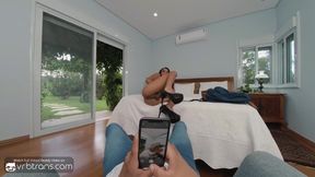 Skinny Brazilian TS Stepsis Chokes Stepbro Cock Then Fucks Raw Photoshoot Destroy