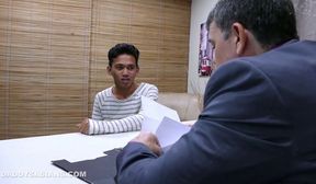 daddy fucks young jude with a dildo