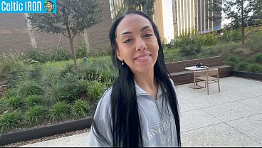Complete Girlfriend Experience: Petite Teen Bianca Bang &quot_Put that Huge Cock in My Pussy&quot_ Public POV