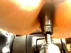 Anal fun in the car