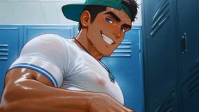 Hentai Fucking the Rookie's Botton Big Ass for the Whole Rugby Team Compilation