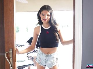 SheHerGirls - Neighbour Creepin' Gone Right: Tattooed TS Seduction