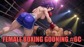 Female Boxing Gooning #6C: Boxing Queen Mesmeric Goon Trance (Animated, Music)