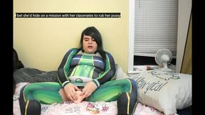Peeping Tom Froppy Tsuyu Asui Masturbation MHA Anime Cosplay