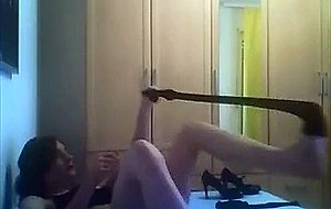 Randy teen cd fucking a glass