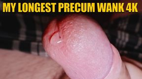 My Longest Precum Wank 4K