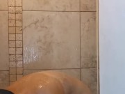 Horny Latina In Shower