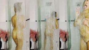 apres une journee bien remplie hop a la douche