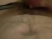 [ Short Clip ] Jacking off in bed n making a cummy mess