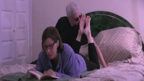 Foot fuck for Anita