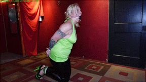 Ziptie endurance hell for hapless blonde wench (MP4 HD 6000kbps)