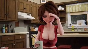 Morning routine of my aunty she has big boobs  Full ai video
