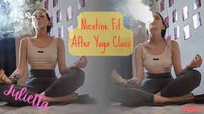 Nicotine fit after yoga class, Main View