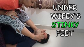 Under Wifey's Stinky Feet!
