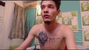 Cute Guy Naked and Fingering His Ass