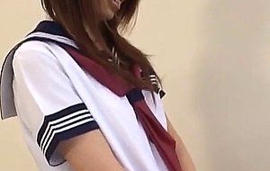 Riko araki gets pussy teased and swallows cock in honey b
