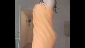 hairy pussy after shower