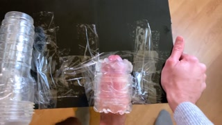Amateur Guy Moaning While Fucking Fleshlights - Huge Cum Load 4K