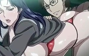 Big boobed anime milf gets fucked