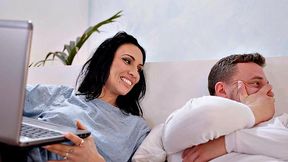 Stunning MILF drilled by her lover