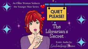 quiet please 01: the librarian s secret - older woman seduction fantasy
