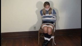Gag Tighter Than Ropes leather Boots Tight Chair Tie