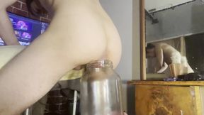 Large Jar Homemade Butt Pump!