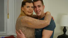 Experienced Granny Constance Takes Charge Of Young Man's Pleasure