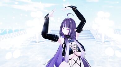 Thicc elf vtuber wrecked by raw hentai mmd dance slop