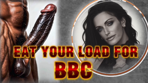 Consume youR LOAD FOR BBC- MistressRavenFD gives you JOI, a cum countdown, and CEI while you watch Big Black Cock on your screen