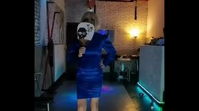 High heels training moving hips to the rhythm of my whip - Regina Milano dom