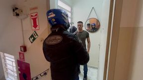 entregas proibidas: o motoqueiro sentou sem freio
