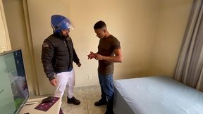 entregas proibidas: o motoqueiro sentou sem freio