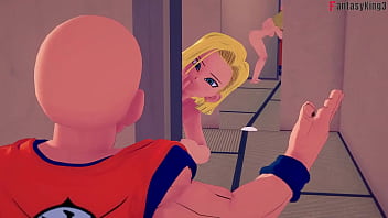 Kame Roshi Fucking Android 18 In front of Krilin | Dragon Ball Zex 5 | Free POV | Full movie on Sheer &amp_ PTRN: Fantasyking3