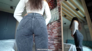 Sly stepfather always knows how to help his naive stepdaughter