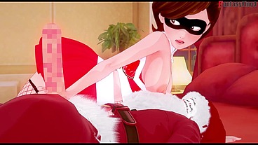 Elastigirl fuck the wrong santa - RED - The Incredibles - Full Movie on PTRN or Sheer: Fantasyking3