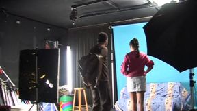 Milf in a photo shoot gets fucked like a bitch