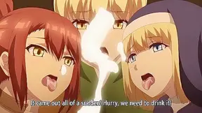 Busty Warrior Girls Pleasure Hero in Steamy Blowjob Trio – Another World Harem Tale