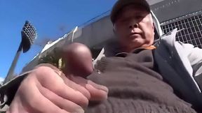 200 Grandpas Jerking Off Outdoors