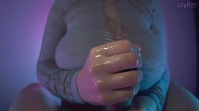 Wet shiny tits oiled for a jiggly tits ride Sir would you fuck these big nipples