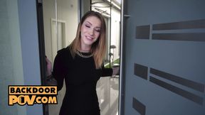 ”POV - Neighborhood mommy Sata Jones in fuck threesome”