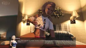 Succubus temptress rides the biggest 3D big dick